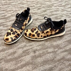 Cole Haan ZeroGrand ZG Jaguar print Leopard Print Sneakers Size 9 womens